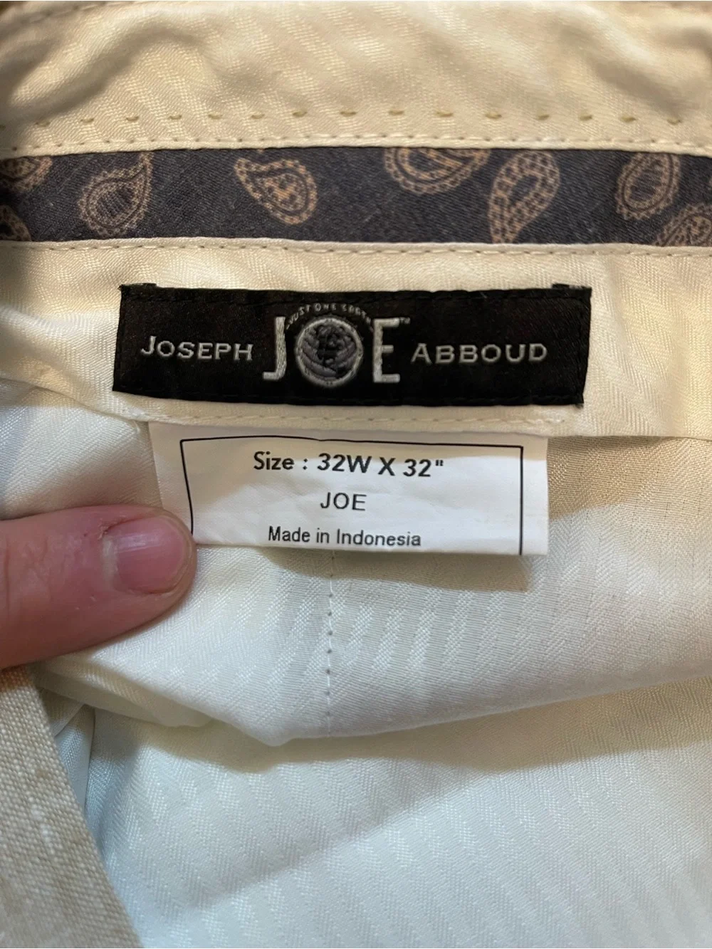 Joseph Abboud JOE Mens Linen Blend Dress Pants